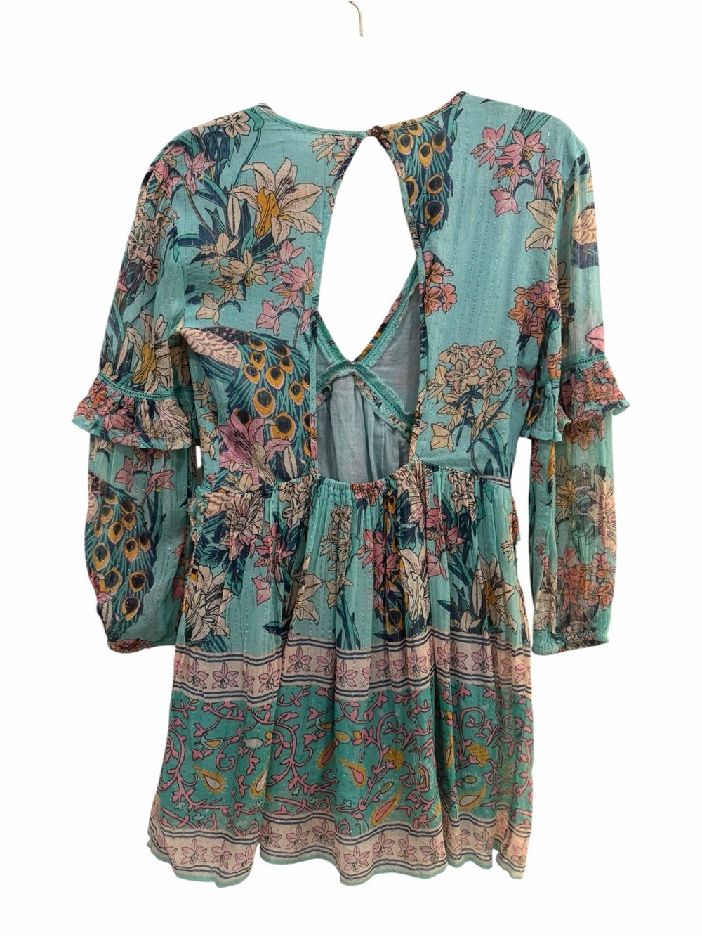 Anthropologie RAGA Botanic Enchantment Mini Boho Dress Size XS - Picture 6 of 8